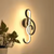 Aplica LED Cheia Sol 28W Lumina Rece/Calda/Neutra Metal Negru
