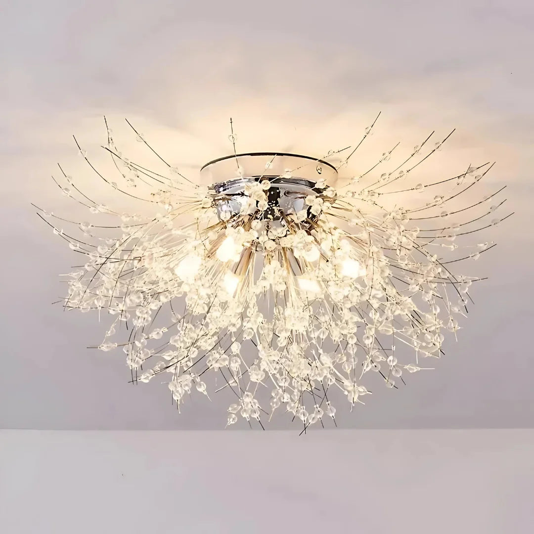 Candelabru Cristal RONDO Vivace, 6x G9, Diametru 50 cm, Argintiu Lucios Candelabre Cristal Default Title Alessandro Design