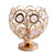 Lustra Rossi Cristal, 1*E27, Metal, Auriu
