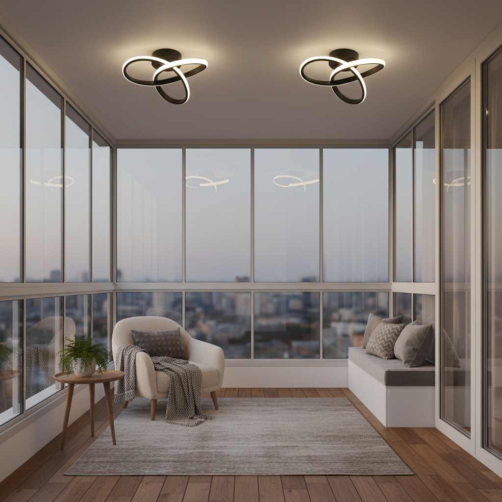 Lustra LED VERTEX Infinitum 13W, Lumina Rece/Calda/Neutra, Negru Lustre LED Default Title Alessandro Design