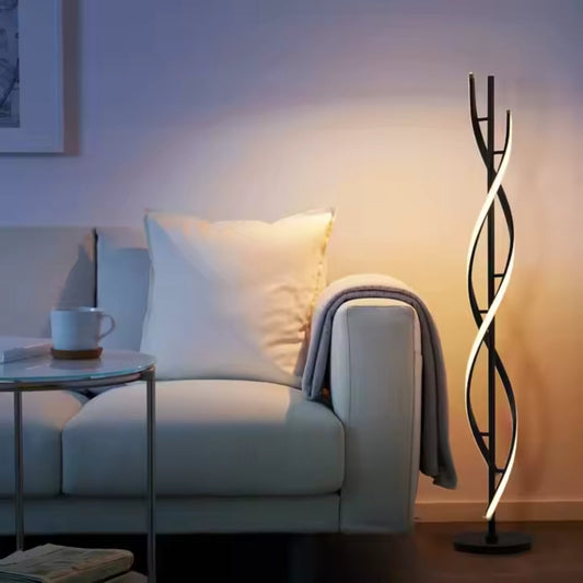 Lampadar LED Upsilon, 27W, 3000K/ 4000K/ 6000K, Metal si Acril, Negru Veioze & Lampadare Default Title Alessandro Design