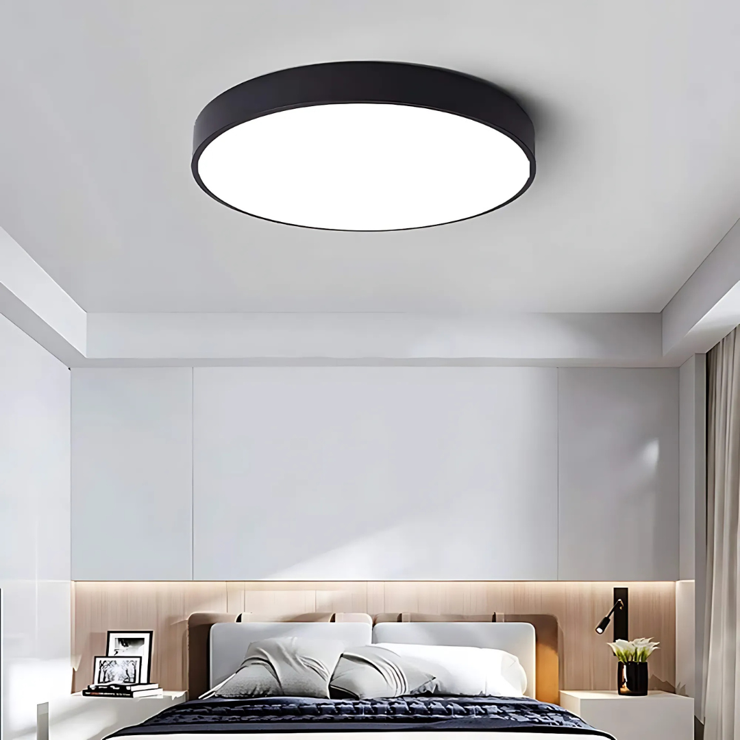 Plafoniera LED LUMA, 48W, Lumina Rece, Negru