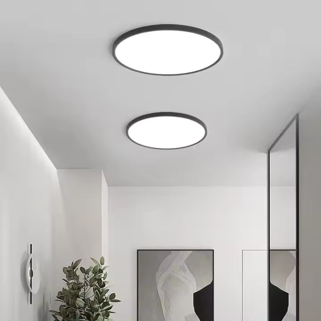 Plafoniera LED SOLIS 37cm 32W Lumina Rece Negru Plafoniere LED Default Title Alessandro Design