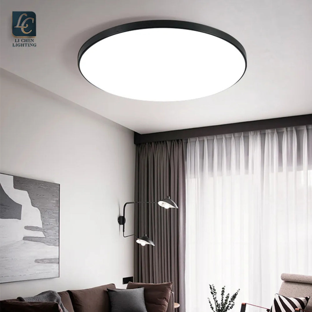 Plafoniera LED SOLIS 37cm 32W Lumina Rece Negru Plafoniere LED Default Title Alessandro Design