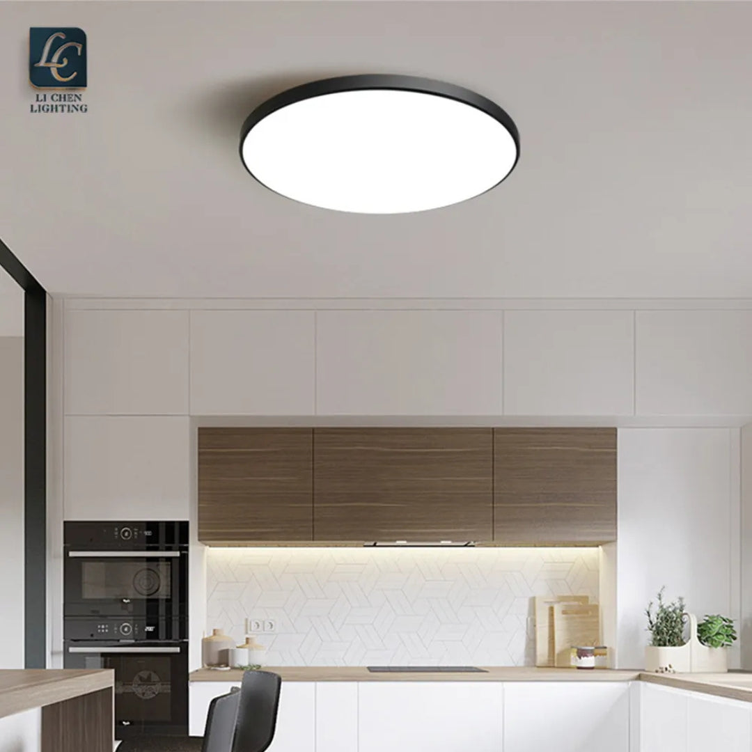 Plafoniera LED SOLIS 37cm 32W Lumina Rece Negru Plafoniere LED Default Title Alessandro Design