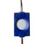 Modul LED COB 9 LED-uri 2.4W, Albastru, IP65, 12V
