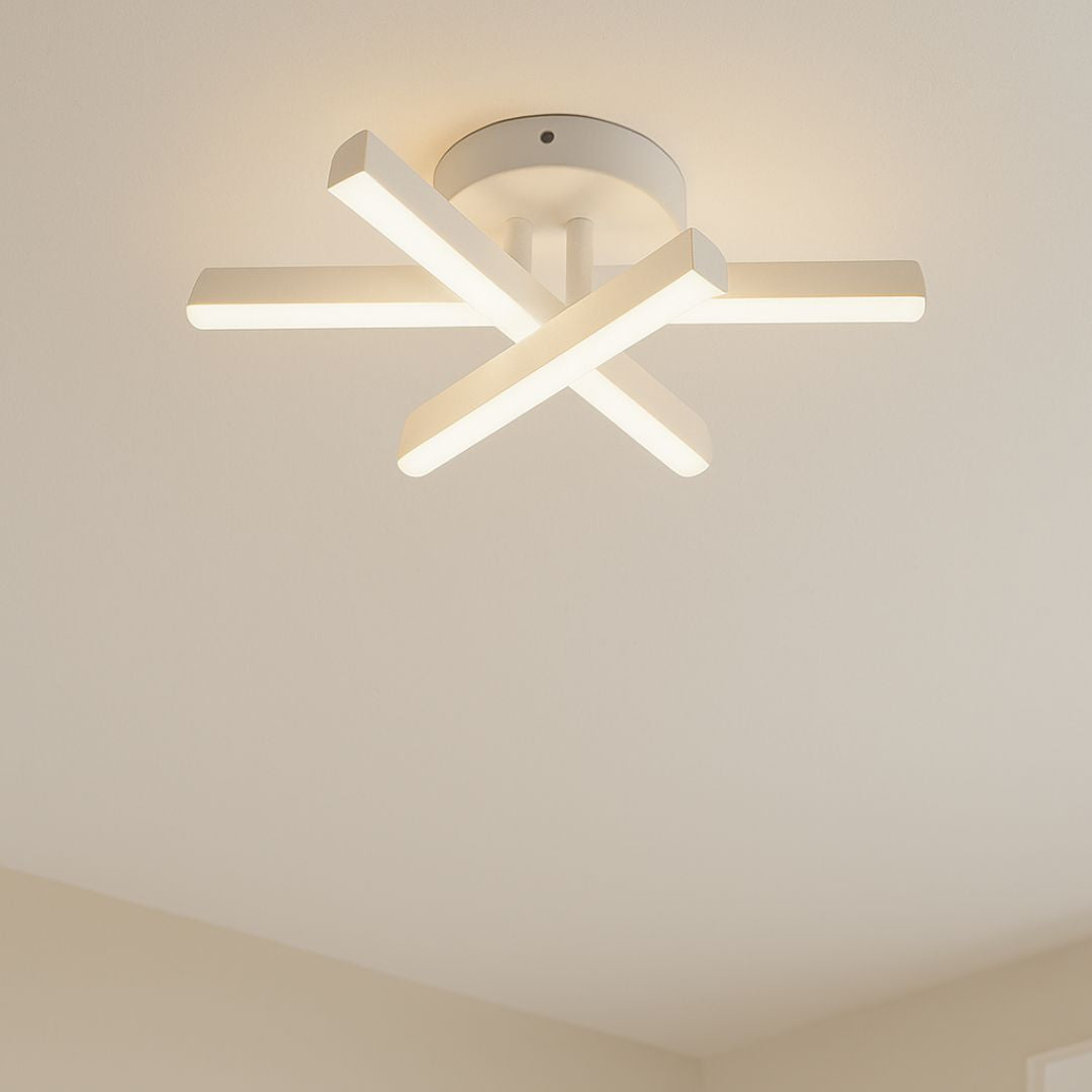 Lustra LED Diego, 26W, Alb, Metal, Lumina Rece/Calda/Neutra Lustre LED Default Title Alessandro Design