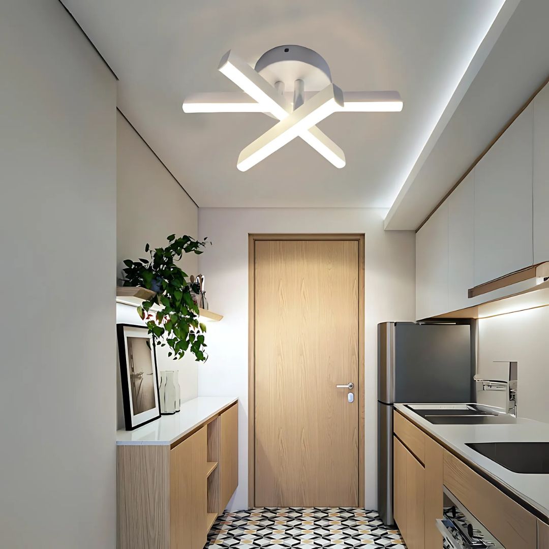 Lustra LED Diego, 26W, Alb, Metal, Lumina Rece/Calda/Neutra Lustre LED Default Title Alessandro Design