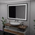 Oglinda LED Rectangulara 100x70cm Verite Majeste Noir Motion Glow Marcello Sistem Dezaburire Ceas & Termometru Dimabila