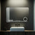Oglinda LED Rectangulara 100x60cm Harmonie MotionGlow Marcello Sistem Dezaburire Ceas & Termometru Lupa Cosmetica Dimabila