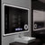 Oglinda LED Rectangulara 120x80cm Souverain MotionGlow Marcello Sistem Dezaburire Ceas & Termometru Lupa Cosmetica Dimabila
