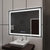 Oglinda LED Rectangulara 100x75cm Verite MotionGlow Marcello Sistem Dezaburire Ceas & Termometru Dimabila