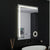 Oglinda LED Rectangulara 60x80cm Precision MotionGlow Marcello Sistem Dezaburire Ceas & Termometru Lupa Cosmetica Dimabila