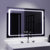Oglinda LED Rectangulara 90x60cm Sole Marcello Senzor Sistem Dezaburire Ceas & Termometru