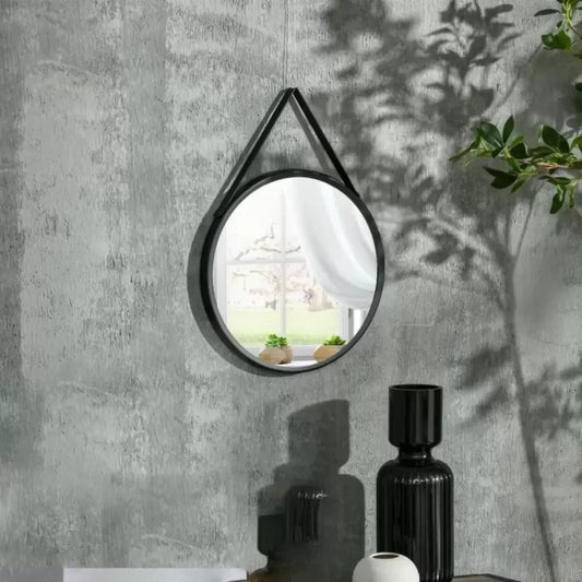 Oglinda LED Touch 60x60 cm Rama Neagra Colectia Marcello Funghi