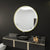 Oglinda LED Rotunda 70cm Touch Glanz Sistem Dezaburire Rama Rose Gold Brushed