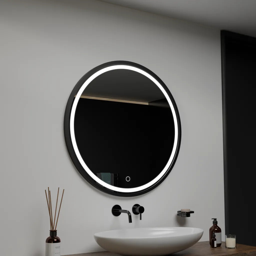 Oglinda LED Rotunda 80cm Piazza Basic Touch