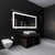 Oglinda LED Rectangulara 120x60cm Verite MotionGlow Marcello Sistem Dezaburire Ceas & Termometru Dimabila
