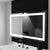 Oglinda LED Rectangulara 160x80cm Verite MotionGlow Marcello Sistem Dezaburire Ceas & Termometru Dimabila