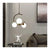 Lustra LOFT Atrium, 3x E27, Alb Auriu, Metal, Inaltime Reglabila