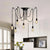 Pendul Paianjen 6*E27, Negru, Metal