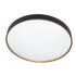 Plafoniera LED Asya 24W, Plastic, Alb si Negru -REISIGLAT-