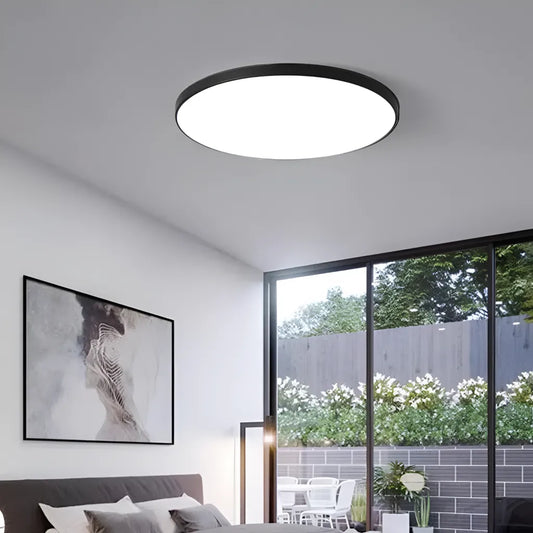 Plafoniera LED SOLIS 37cm 32W Lumina Rece Negru
