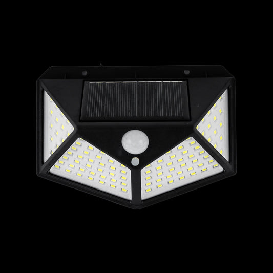 Lampa LED Solara cu Senzor de Miscare, 20W, 6000K, Negru, IP.65 BK100 - LEDS