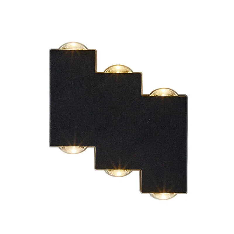 Aplica LED AX232, Exterior, 6 Surse, 6W, Negru, 3000K Aplice de Exterior Default Title Alessandro Design