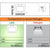 Spot LED Patrat, Aplicat, 18W=150W, 2700K, lumina calda