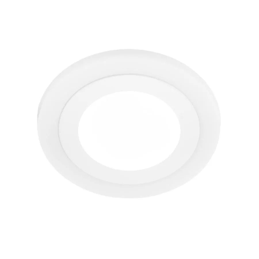 Spot LED Rotund, 9W, 3000K/6500K, Trei Functii, Incastrat, Alb