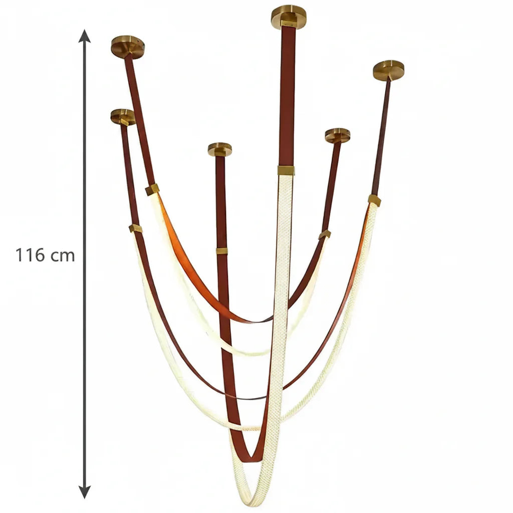 Candelabru Modern, LED, ARIA Largo, 34W, lumina Calda, Maro Candelabre Moderne Default Title Alessandro Design