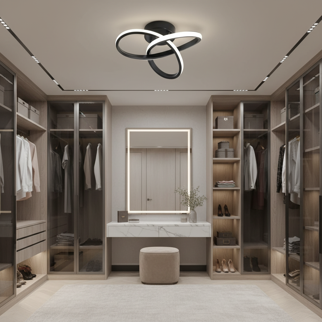 Lustra LED VERTEX Infinitum 13W, Lumina Rece/Calda/Neutra, Negru Lustre LED Default Title Alessandro Design