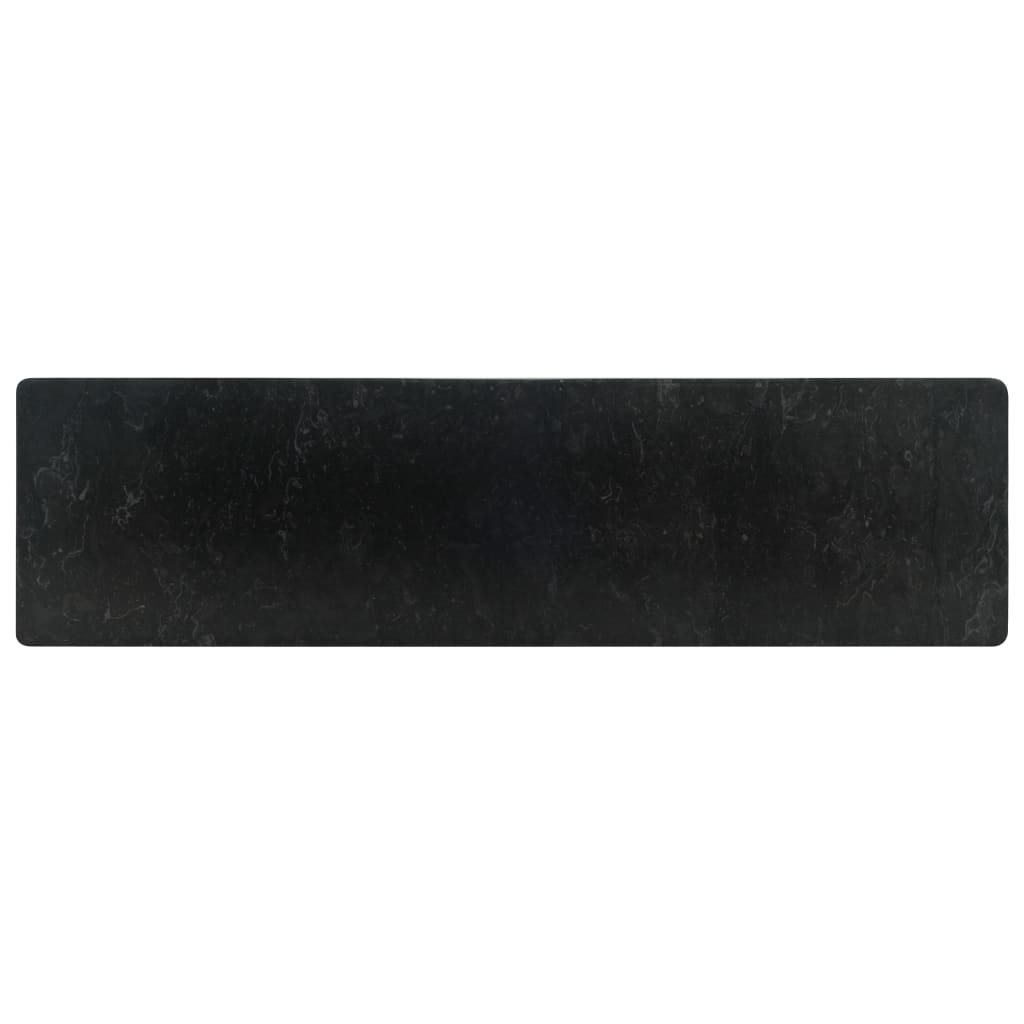 Chiuveta, negru, 45 x 30 x 12 cm, marmura