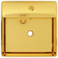 Chiuveta cu preaplin, auriu, 41 x 41 x 15 cm, ceramica