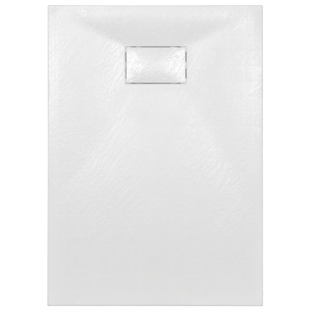 Cadita de dus, alb, 100 x 70 cm, SMC