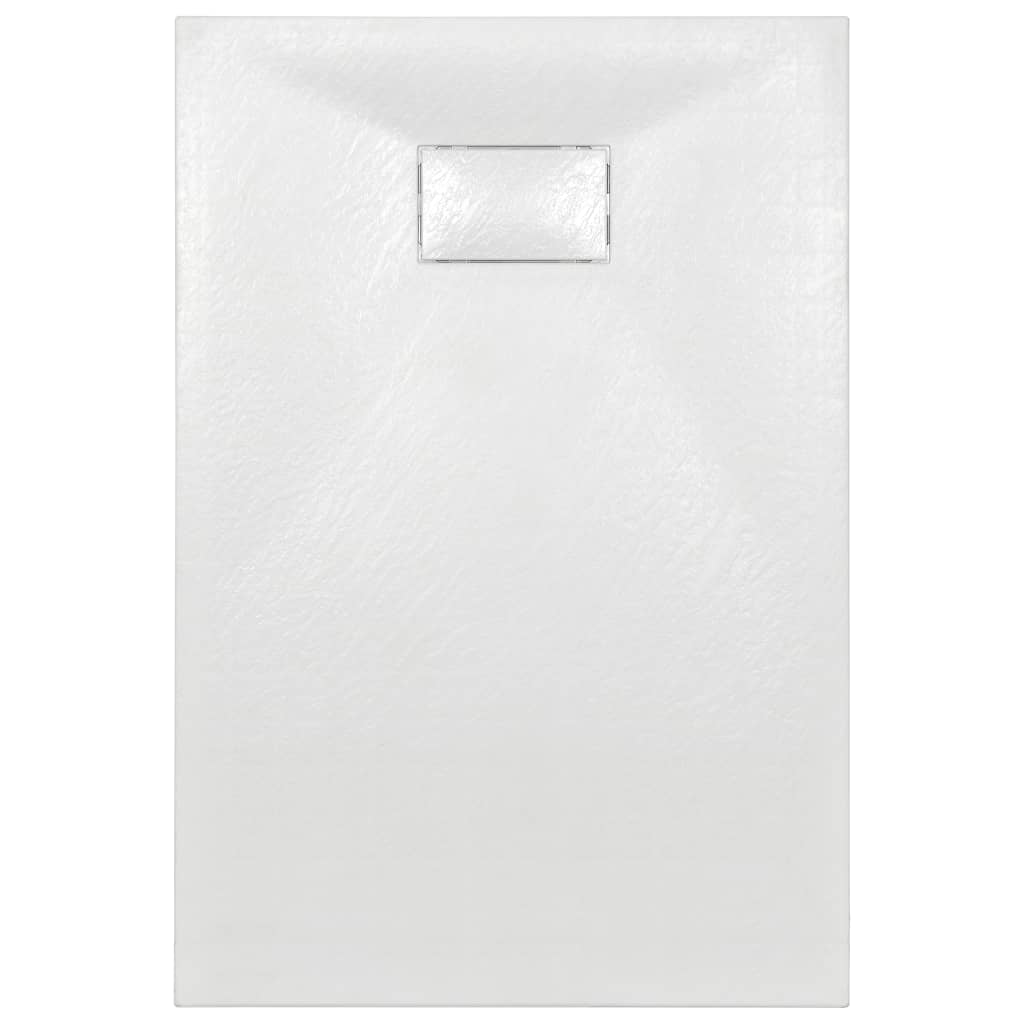 Cadita de dus, alb, 120 x 70 cm, SMC