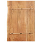 Blat lavoar de baie, 80 x 55 x 3,8 cm, lemn masiv de acacia