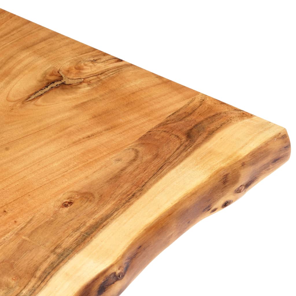 Blat lavoar de baie, 118x55x2,5 cm, lemn masiv de acacia