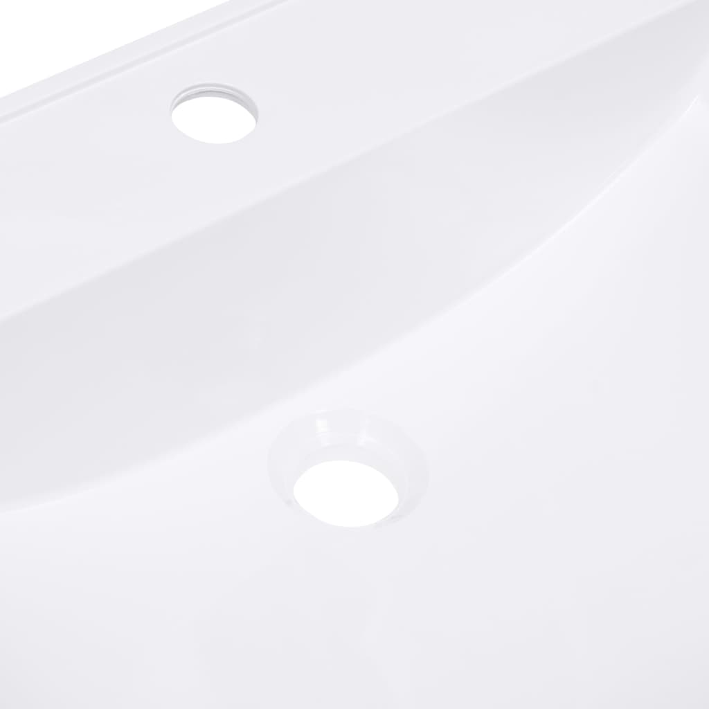 Chiuveta incorporata, alb, 750 x 460 x 130 mm, SMC