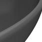 Chiuveta de lux, gri inchis mat, 40x33cm, ceramica, forma ovala