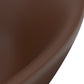 Chiuveta lux, preaplin maro inchis mat 58,5x39 cm ceramica oval