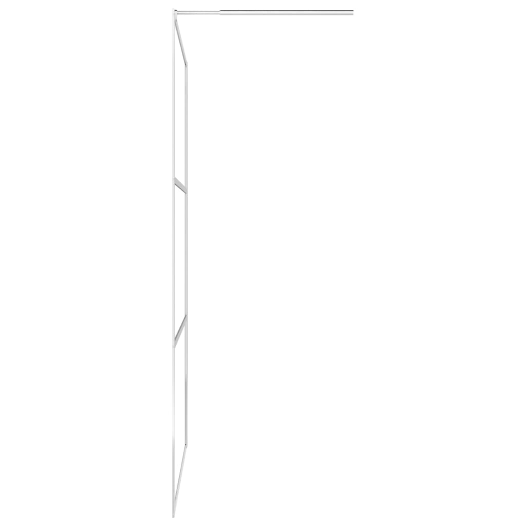 Paravan de dus walk-in, 140 x 195 cm, sticla ESG transparenta