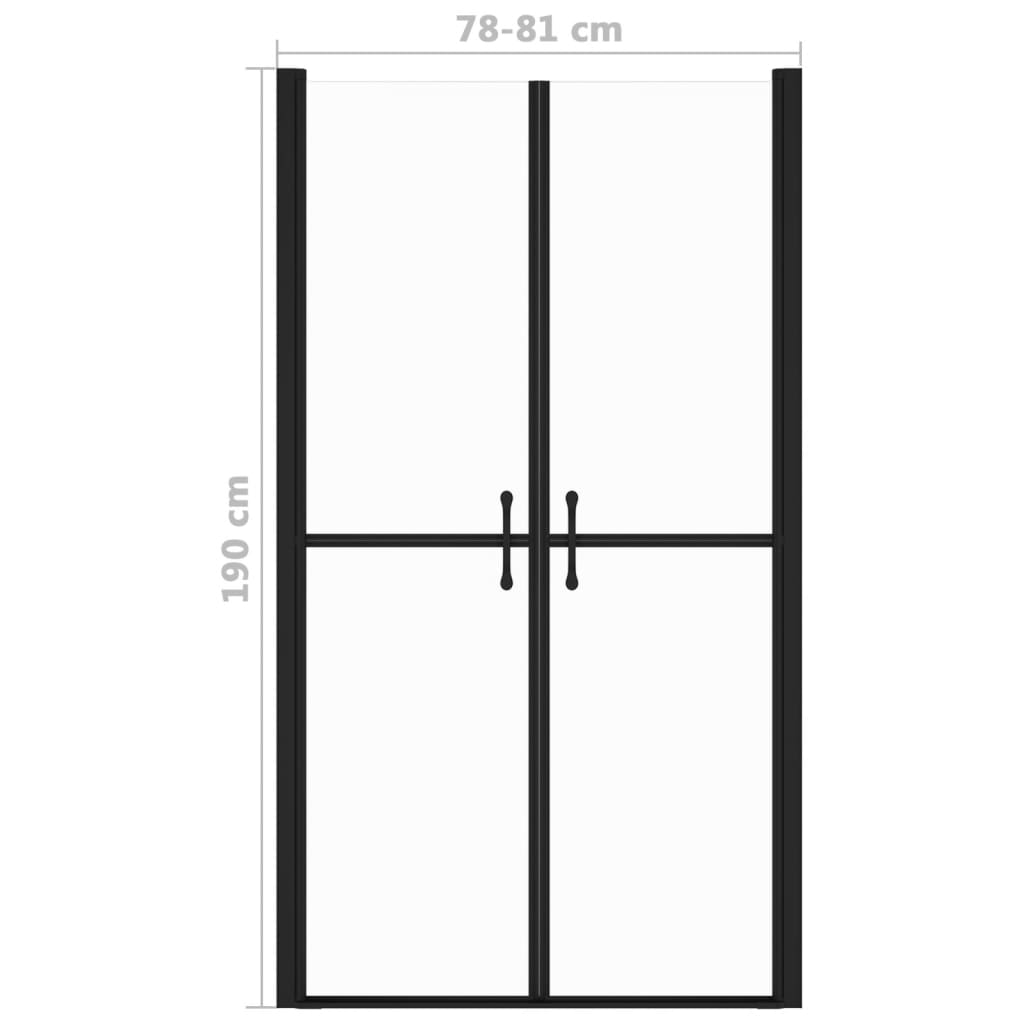 Usa cabina de dus, transparent, (78-81)x190 cm, ESG