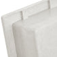 Nisa de dus, alb mat, 41x51x10 cm