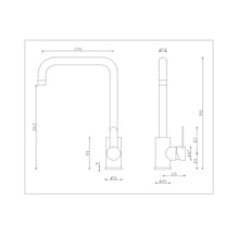 Baterie Bucatarie cu Pipa Pivotanta, din Inox, Satinata - KORMAN
