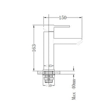Baterie Lavoar cu Ventil Scurgere Click-Clack, din Inox, Satinat - KORMAN